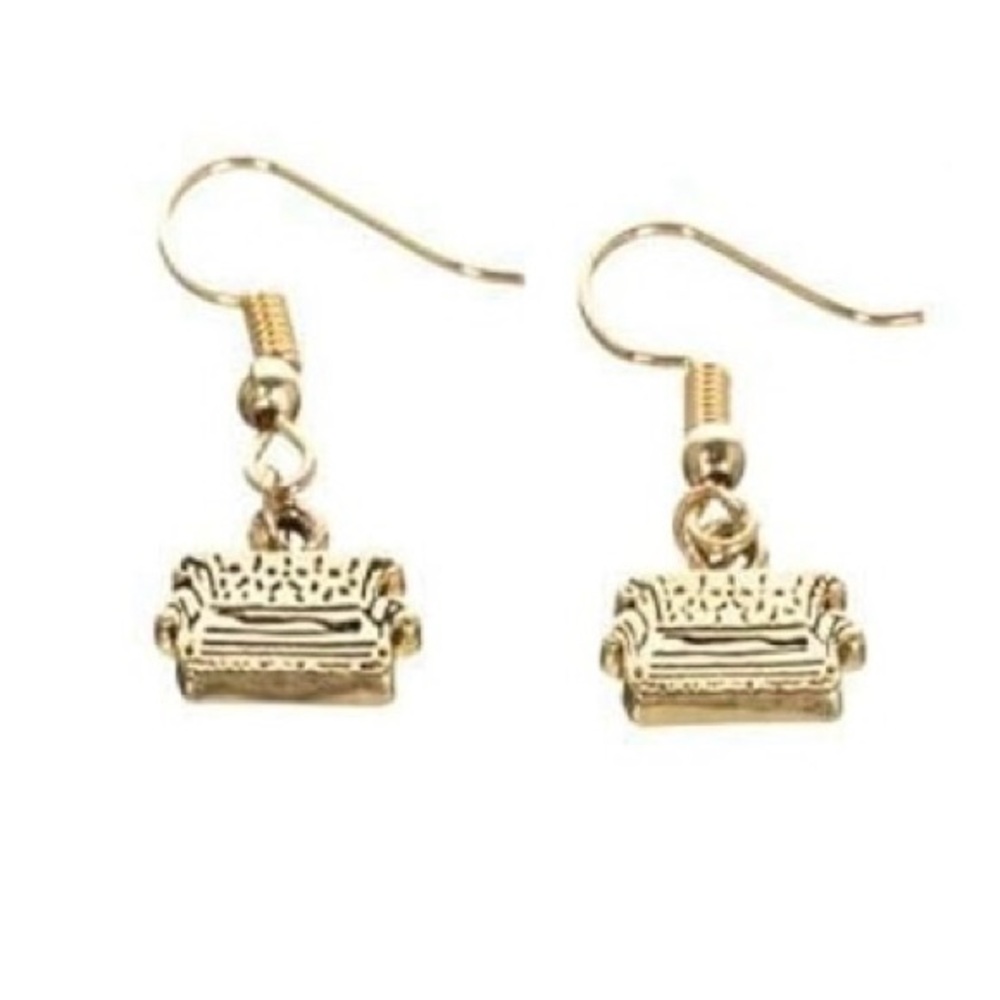 Iconic FRIENDS Central Perk Sofa Dangle Earrings